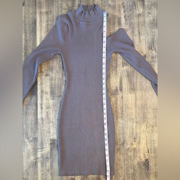 NBD Revolve Moira Dress Cut Out Bodycon Long Sleeve Dress Mocha Size Small - Picture 8 of 9
